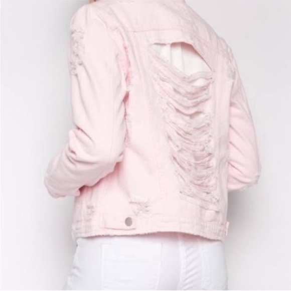 American Bazi distress denim jacket - Picture 3 of 6